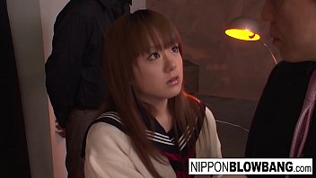 Japanese babe punished for staring in porn
